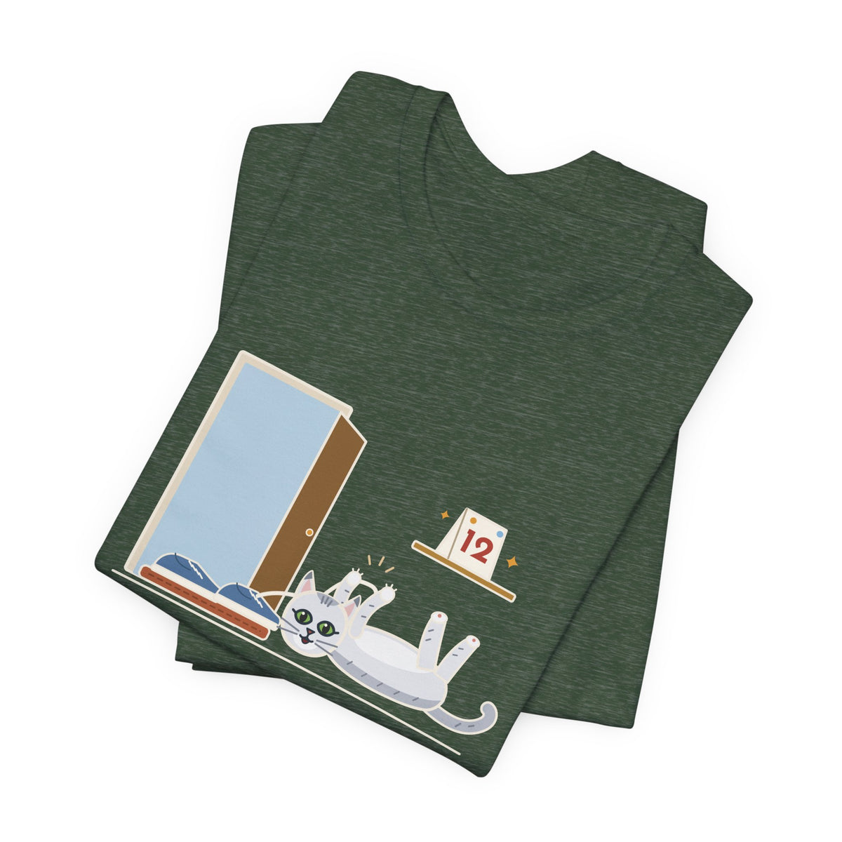 Burmilla Cat T-Shirt - Twelve Years Old, Still Pounces on My Shoelaces Senior Cat Lover Tee