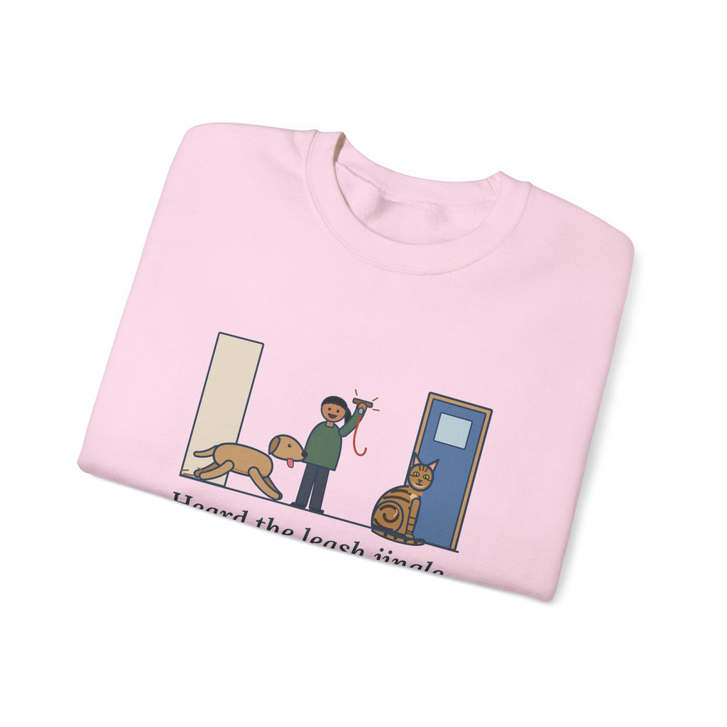 Sokoke Cat Crewneck Sweatshirt - First to the Door When the Leash Comes Out