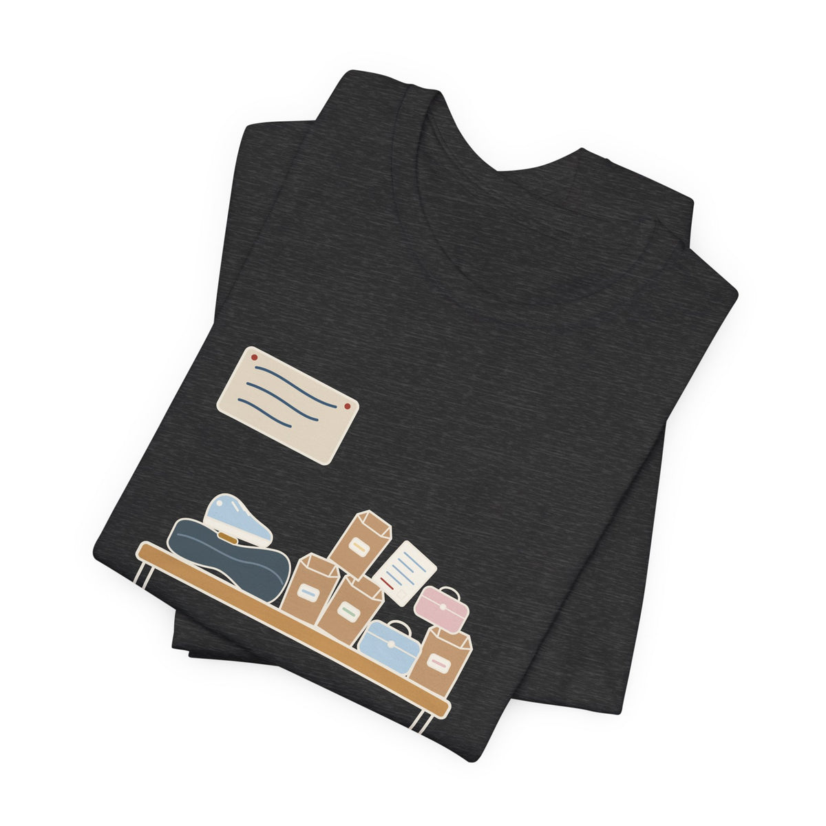 School Secretary T-Shirt - The Forgotten-Lunch Table Is Full Front Office Tee