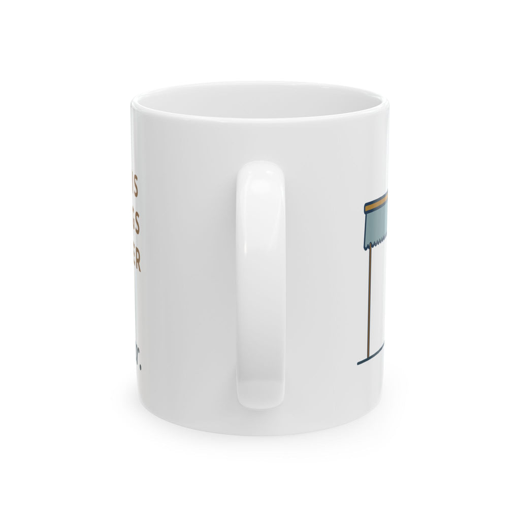 Affenpinscher Coffee Mug - Sits Up at Dinner Like a Tiny Bear
