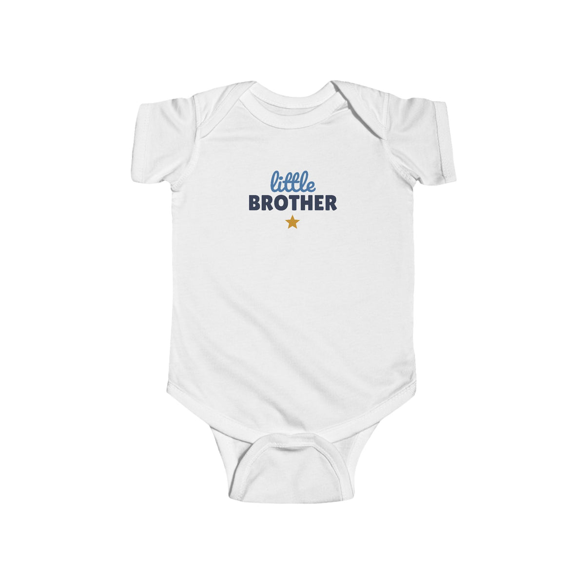 Little Brother Baby Bodysuit, Sibling Matching Newborn Outfit