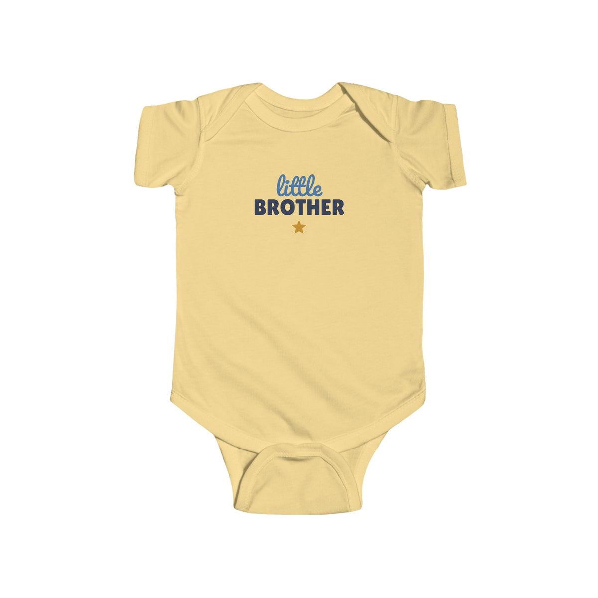 Little Brother Baby Bodysuit, Sibling Matching Newborn Outfit
