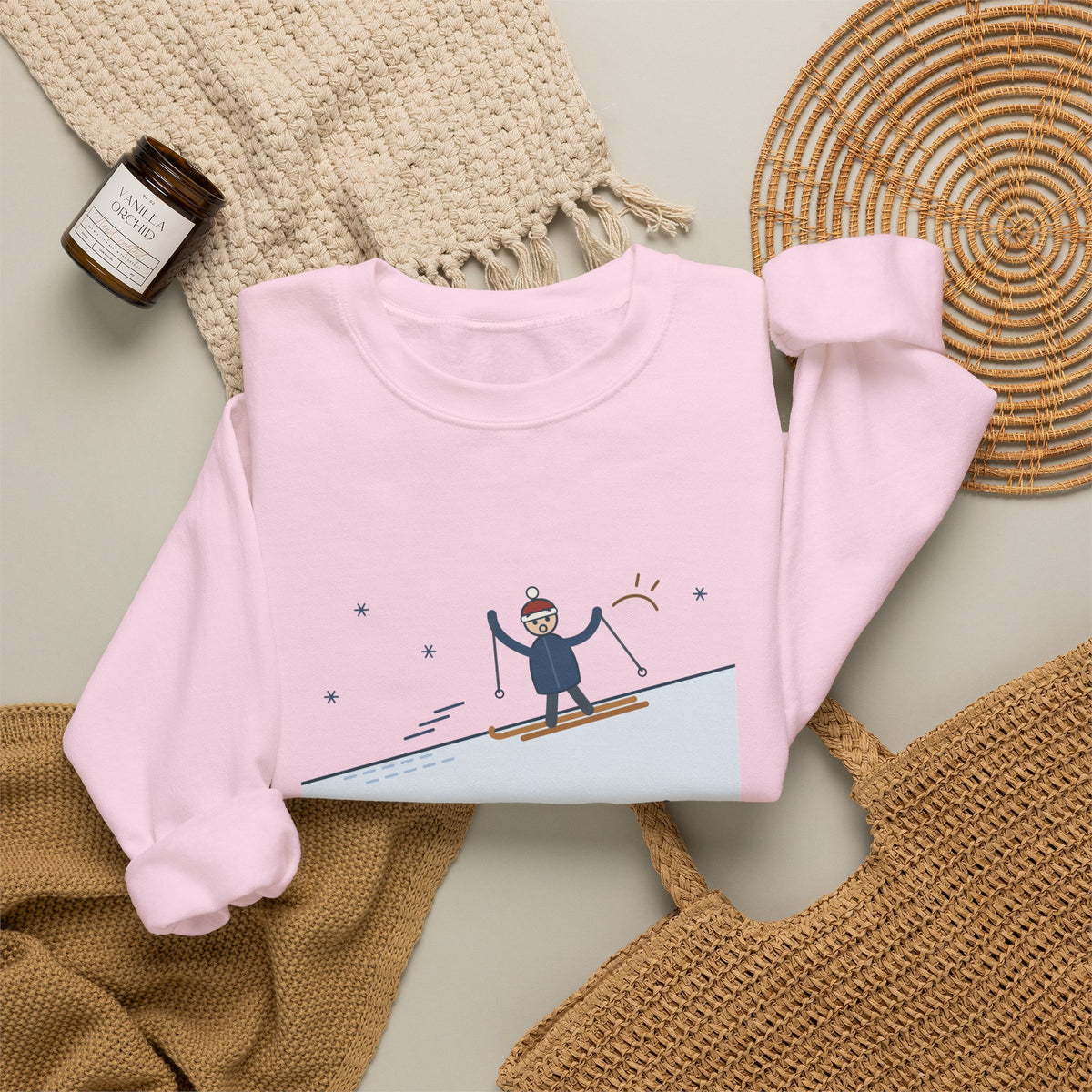 Cross-Country Ski Crewneck Sweatshirt - I Guessed the Wax Wrong. Nordic Skier Apres Gift