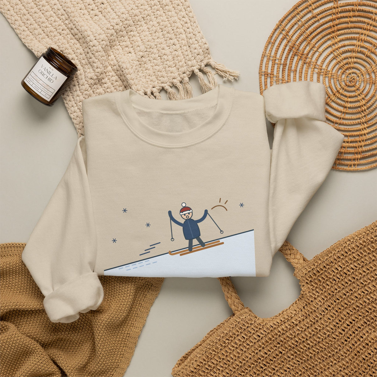 Cross-Country Ski Crewneck Sweatshirt - I Guessed the Wax Wrong. Nordic Skier Apres Gift