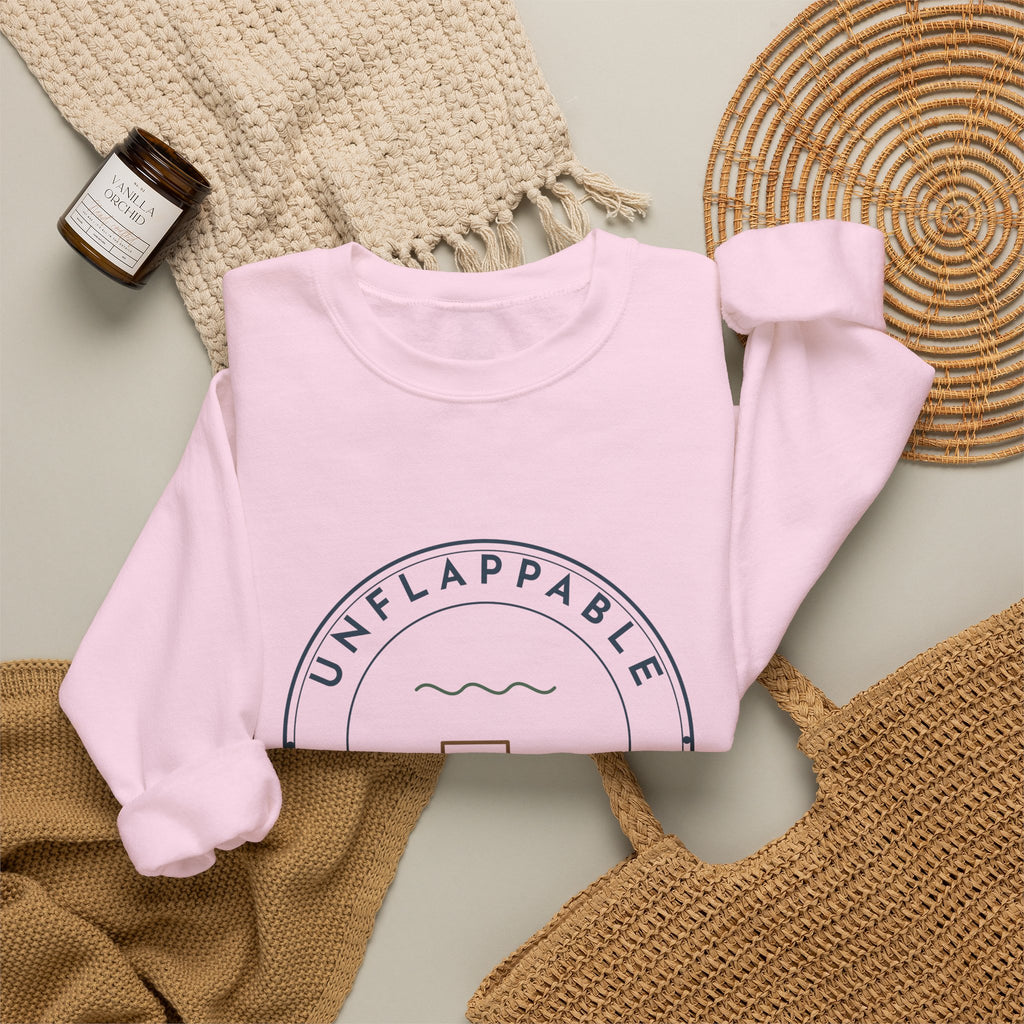 ER Nurse Crewneck Sweatshirt - Unflappable Since Triage Cozy Emergency Nurse Gift