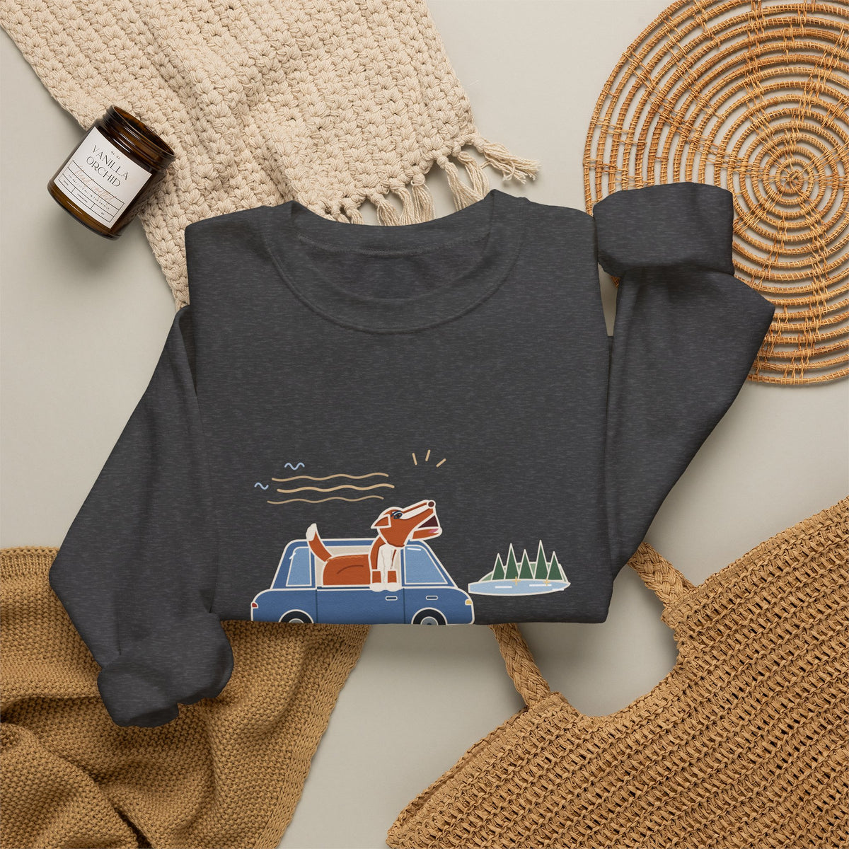 Nova Scotia Duck Tolling Retriever Crewneck Sweatshirt - Screamed the Whole Drive