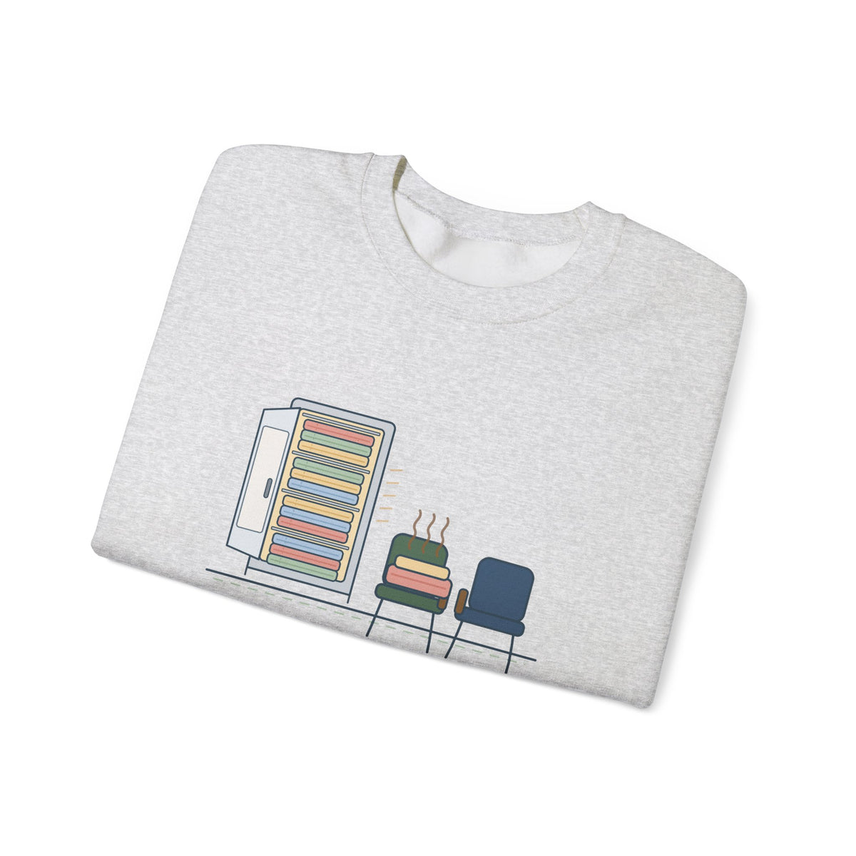 Chaplain Crewneck Sweatshirt - Mostly I Listen. Sometimes I Find Warm Blankets.