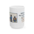 Bed Corners So Crisp the Patient Asked for a Lesson 15oz Mug, Large Funny Military Nurse Coffee Mug