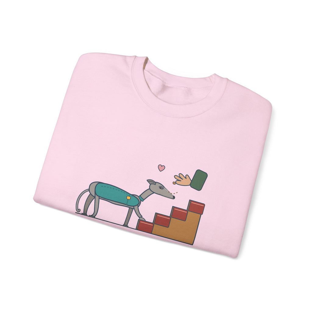 Greyhound Crewneck Sweatshirt - Retired Racer. Stairs Are the New Event. Adopter Gift