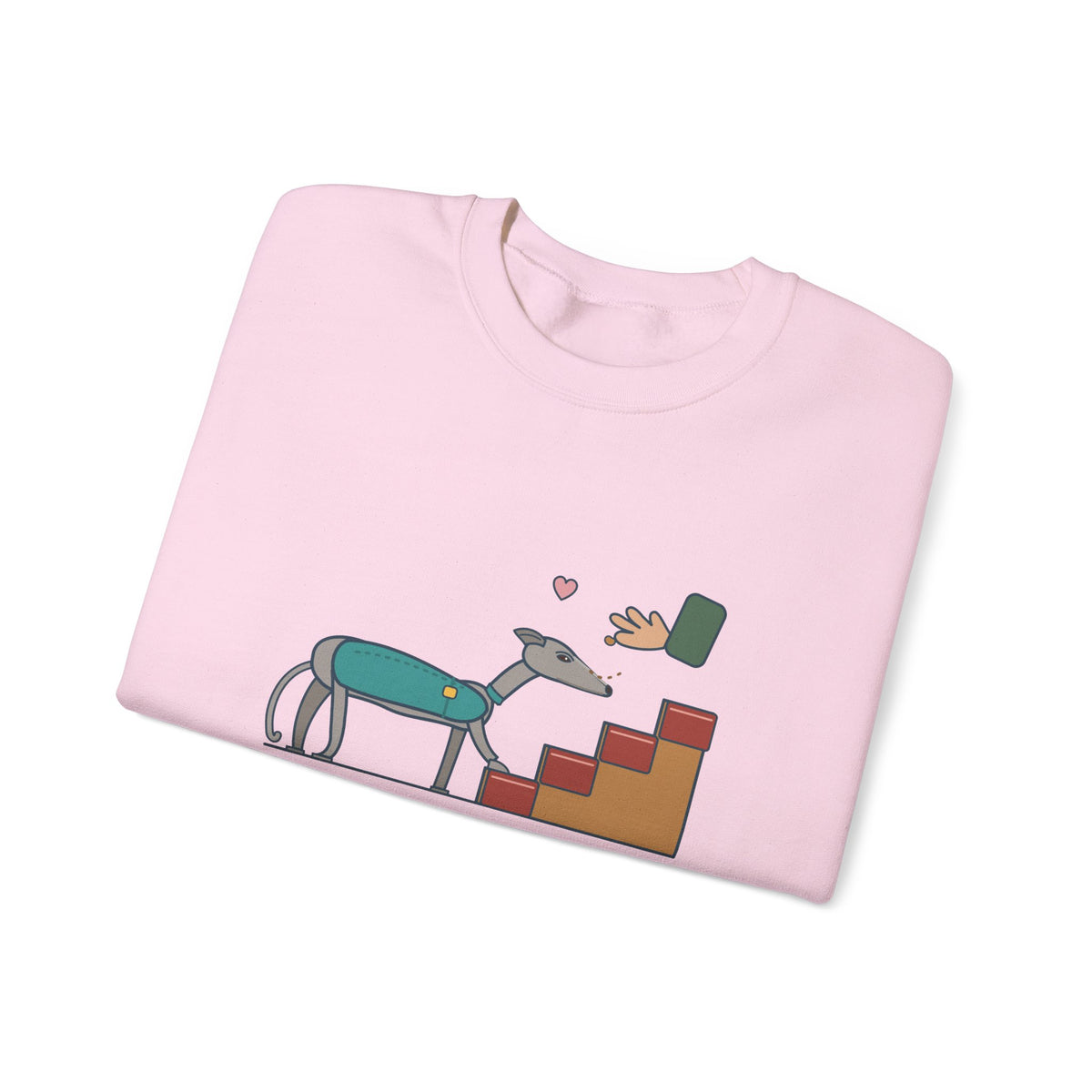 Greyhound Crewneck Sweatshirt - Retired Racer. Stairs Are the New Event. Adopter Gift