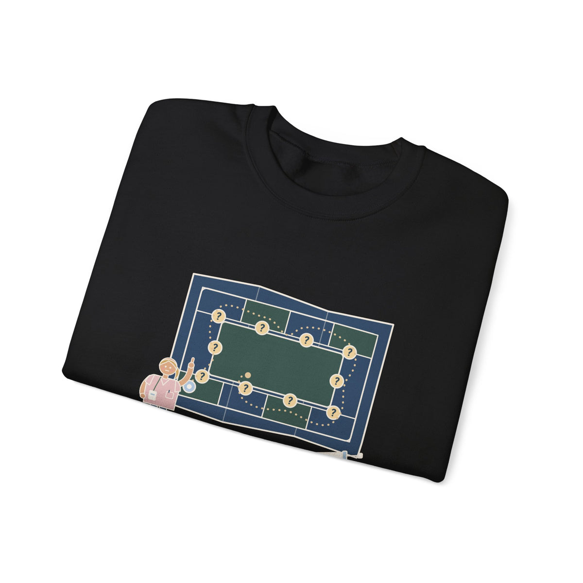 Float Pool Nurse Crewneck Sweatshirt - Where Does This Unit Keep the Flushes?