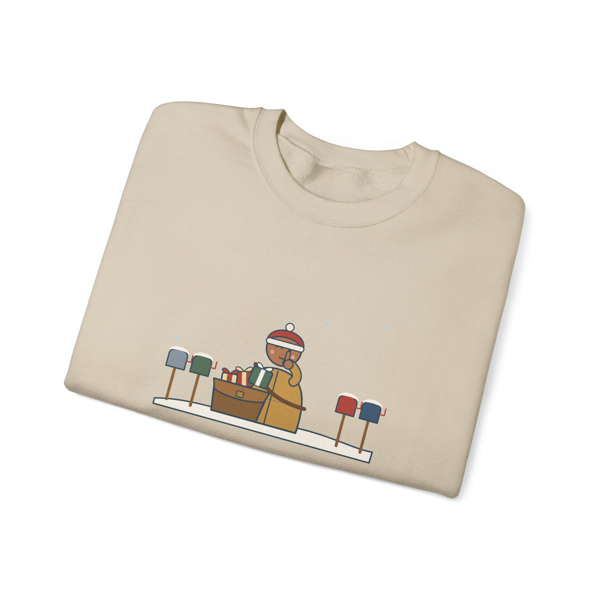 Mail Carrier Christmas Crewneck Sweatshirt - I Know Every Gift on Your List. I'm Not Telling