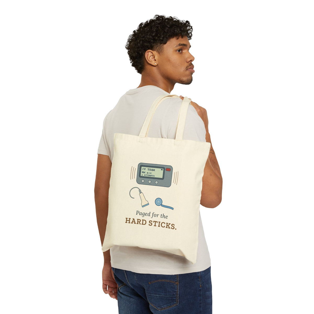 IV Team Nurse Tote Bag - Paged for the Hard Sticks Vascular Access Tote