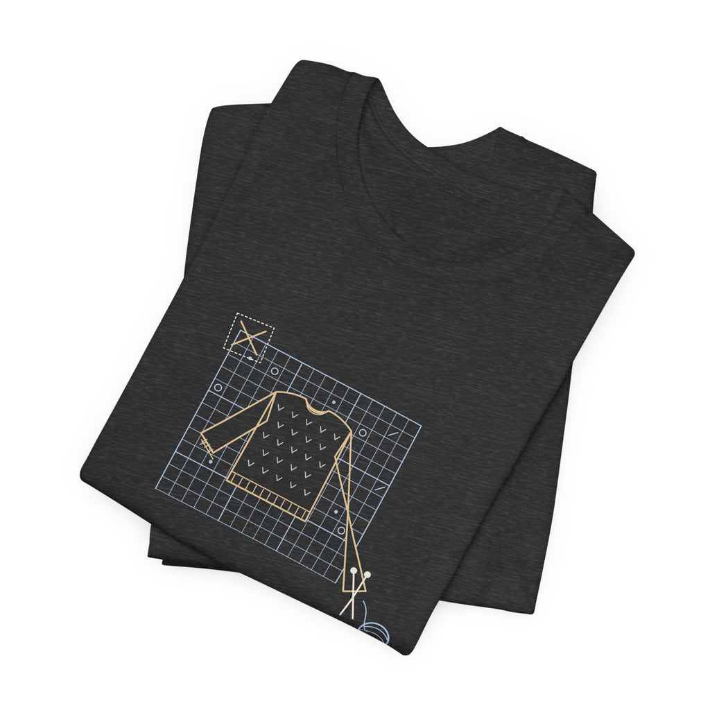 Knitting T-Shirt - Gauge Swatch: Skipped. Consequences: Pending. Knitter Tee