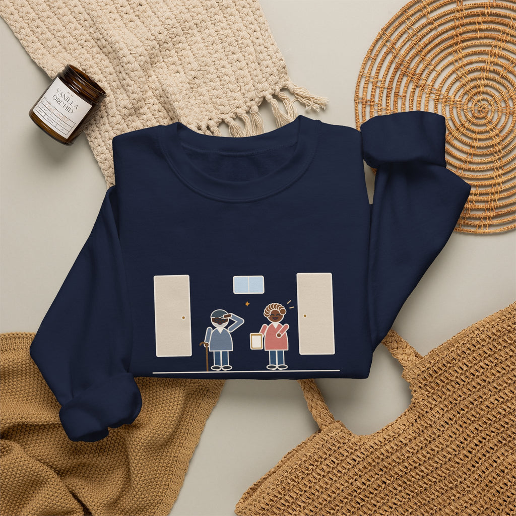 Veterans Clinic Nurse Crewneck Sweatshirt - My Branch Is Nursing