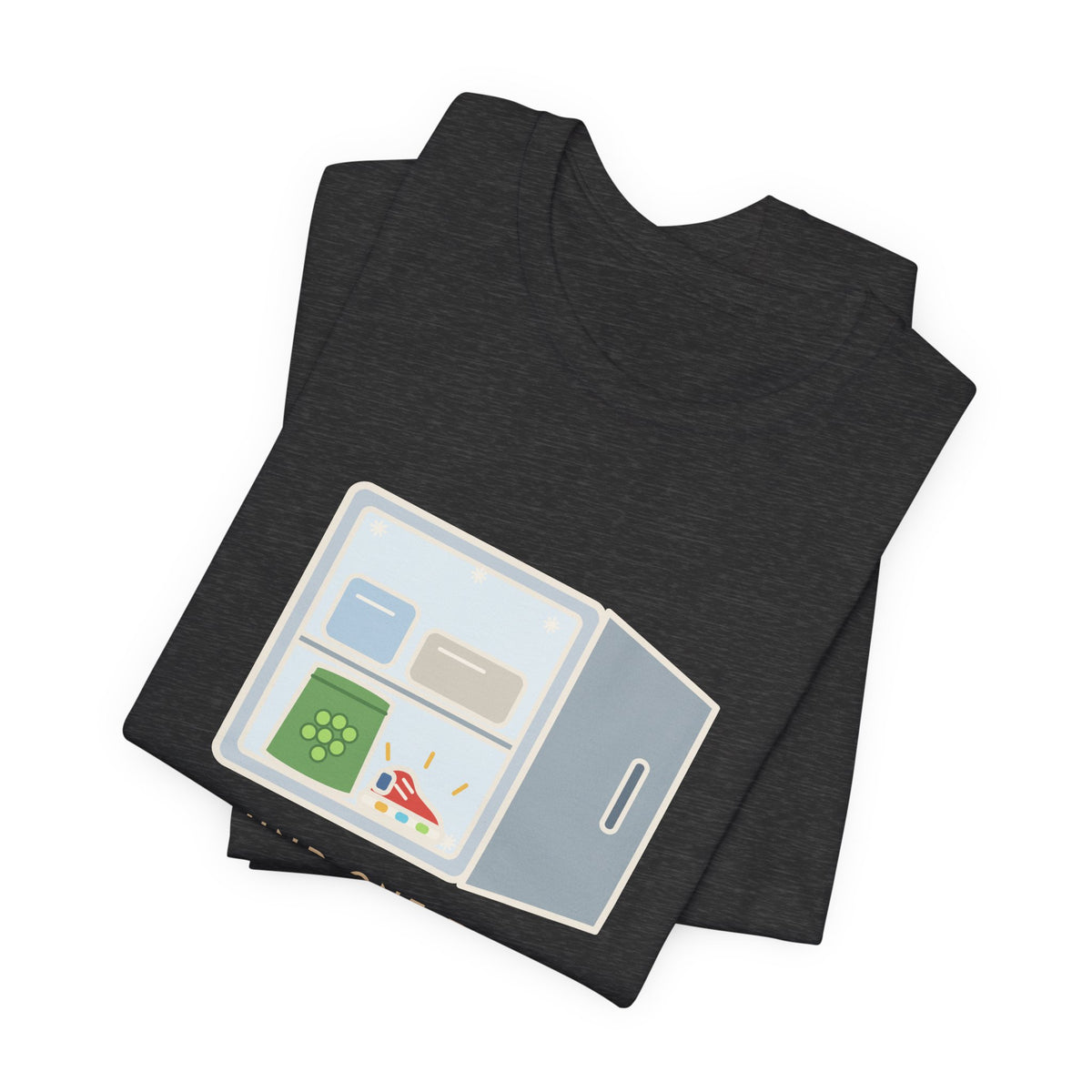 Funny Toddler Parent T-Shirt - Found One Tiny Shoe in the Freezer, Next to the Peas