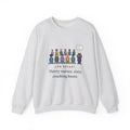 CPR Instructor Nurse Crewneck Sweatshirt - Recert Day, Sixty Cracking Knees