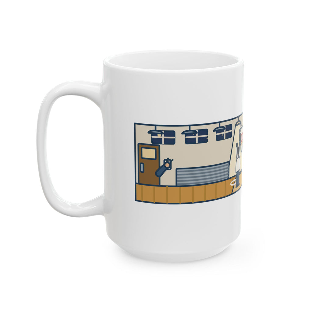 First One in the Gym. Last One to Hit the Lights. 15oz Mug, Large Basketball Coffee Mug with Late Free Throw