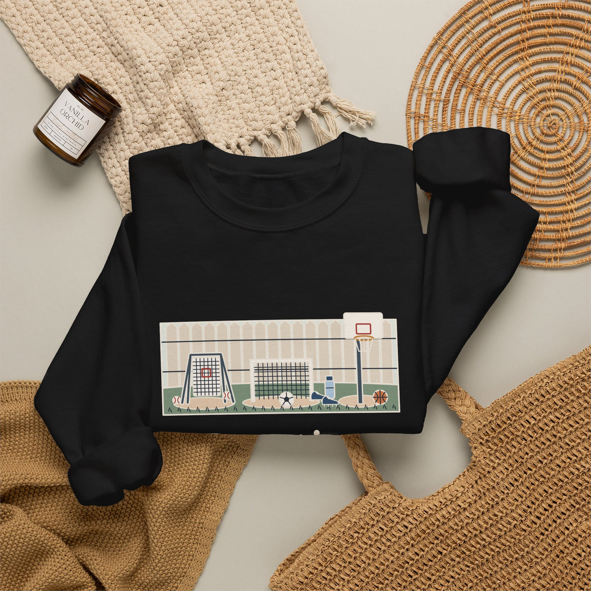 Practice Makes Perfect Sweatshirt, Youth Sports Proverb Crewneck, Backyard Practice