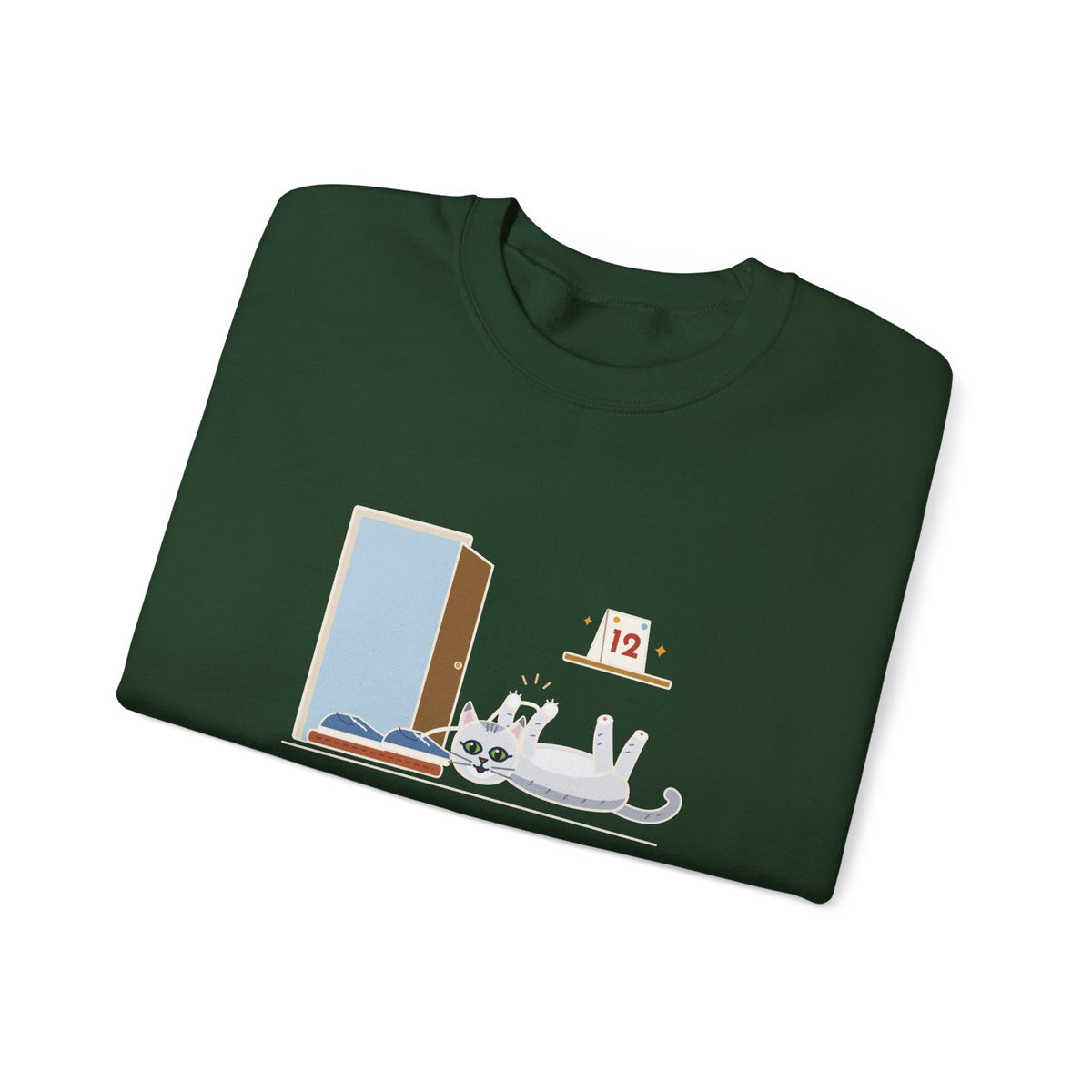 Burmilla Crewneck Sweatshirt - Twelve and Still Pouncing on Shoelaces Cat Owner Gift