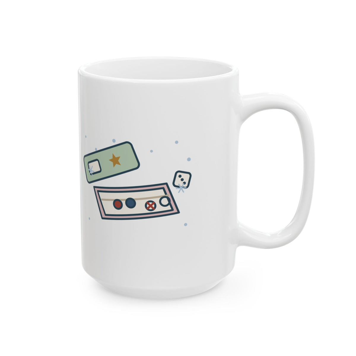 Large 15oz Elementary Teacher Mug - Indoor Recess, Second Week. Send Board Games.