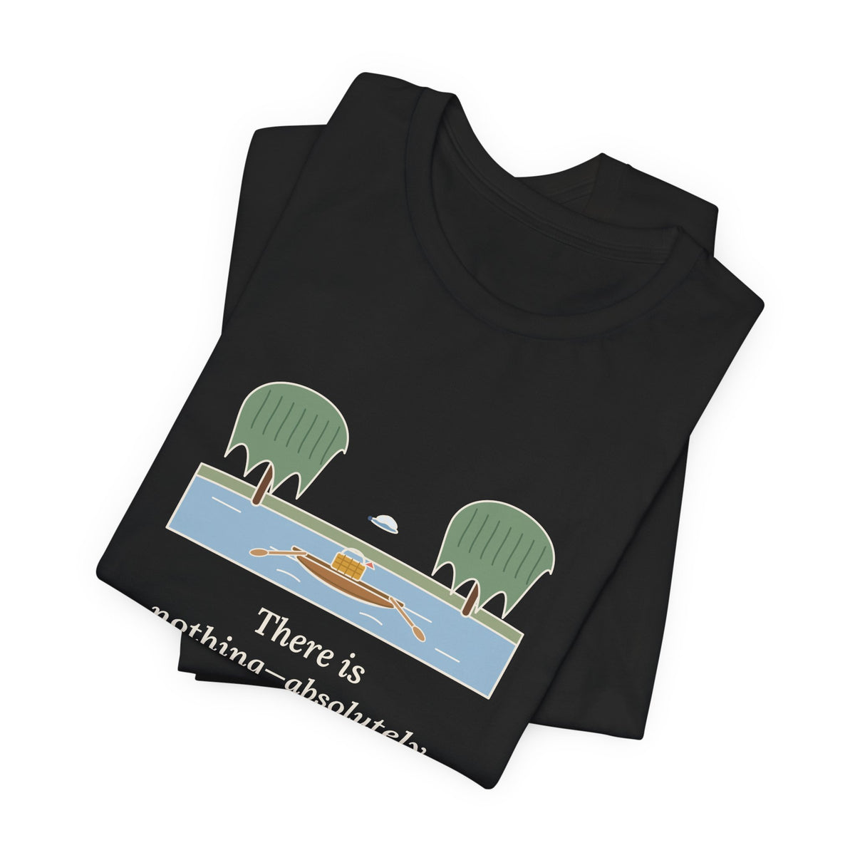 Grahame Quote T-Shirt, Simply Messing About in Boats, Boating River Rowboat Tee