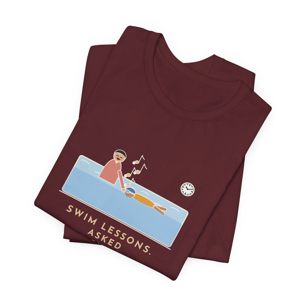Swim Instructor T-Shirt - Asked for Bubbles, He Hummed an Entire Song Underwater