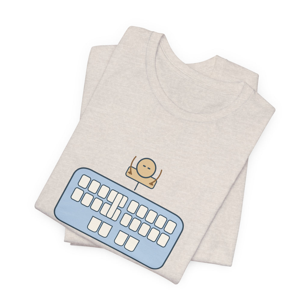 Court Reporter T-Shirt - I Can't Write a Nod Stenographer Humor Tee