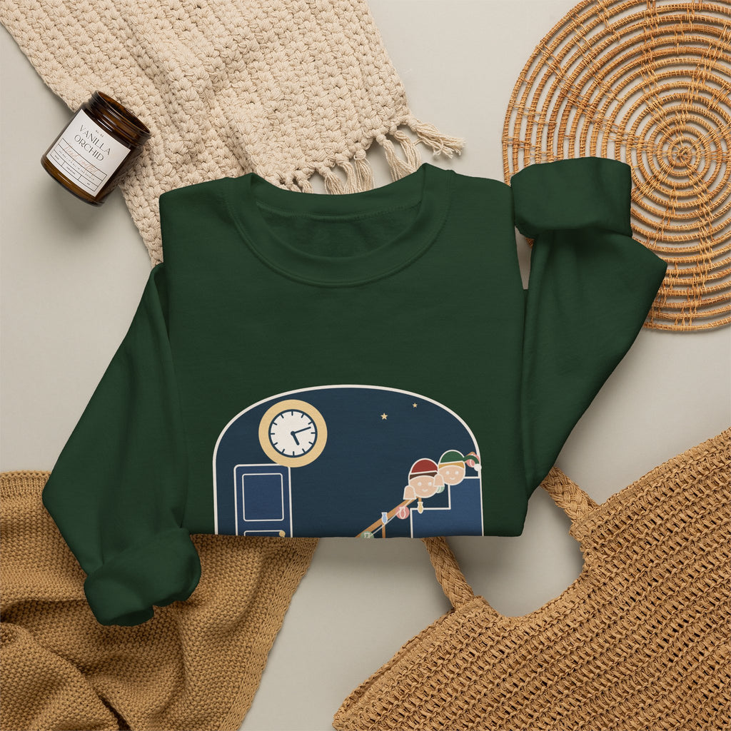 Christmas Morning Crewneck Sweatshirt - Christmas Starts at Six. Not 5:12.