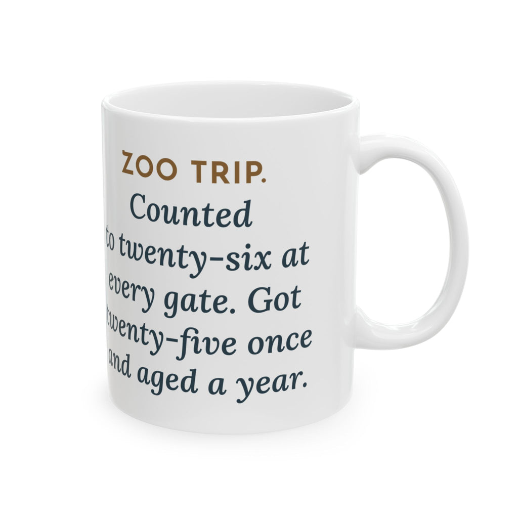 Field Trip Teacher Coffee Mug - Twenty-Six Kids, Counted at Every Gate