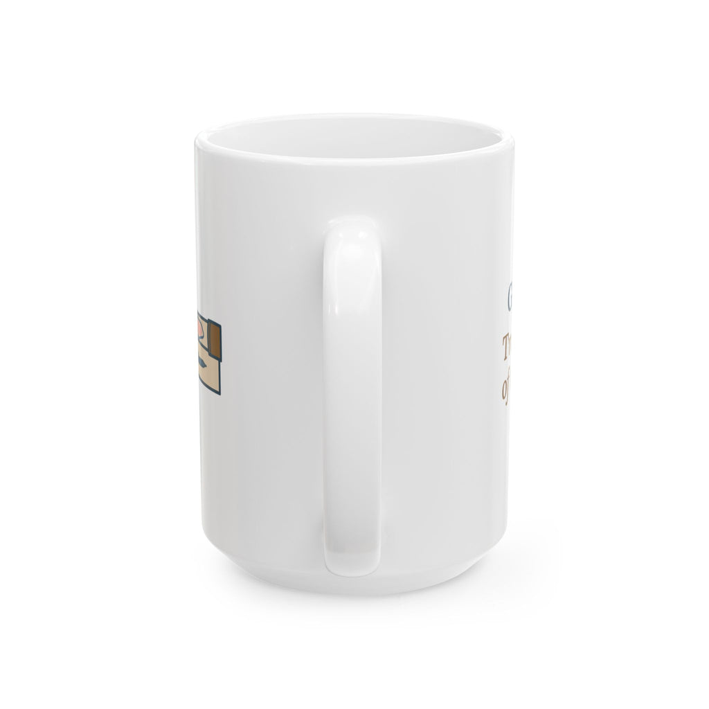 Large 15oz Telephone Triage Nurse Mug - Advice Line Pen and Phone Cord Design