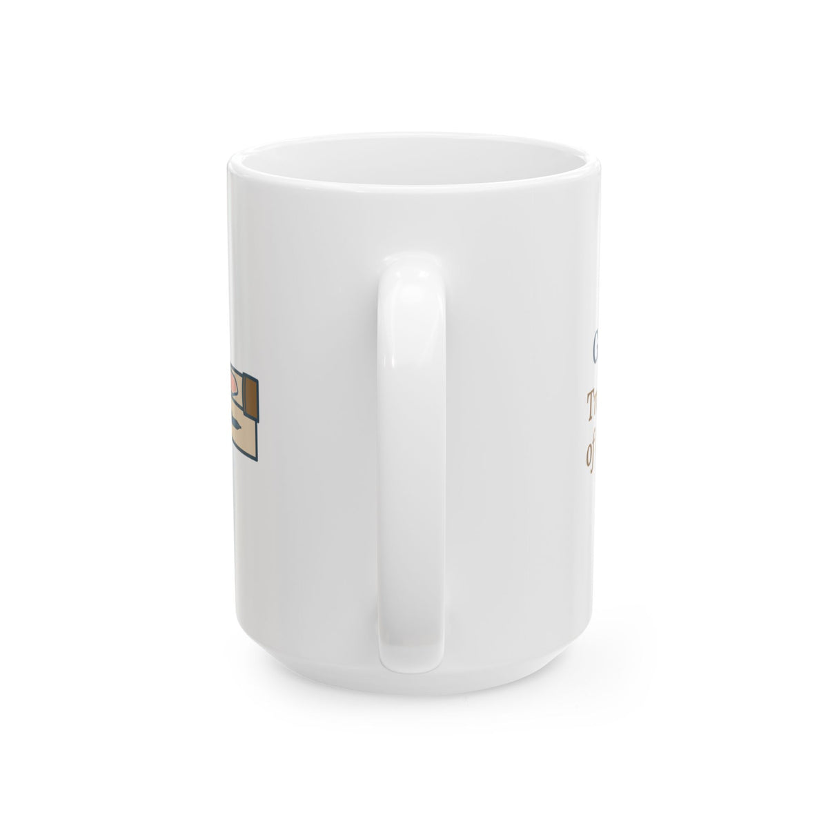Large 15oz Telephone Triage Nurse Mug - Advice Line Pen and Phone Cord Design
