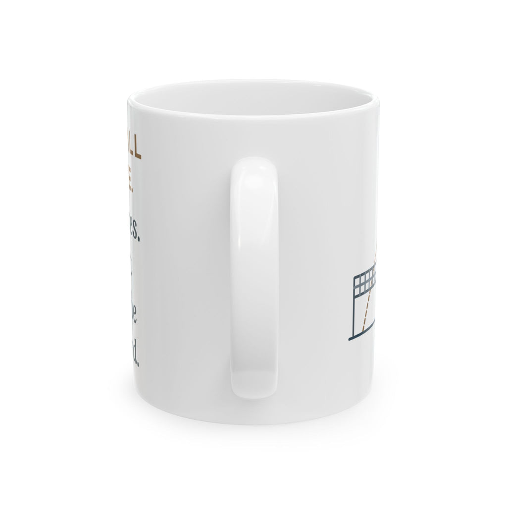 Volleyball Coach Mug, Forty Serves at Practice, The Best One Hit the Scoreboard, Funny Coffee Mug 11oz