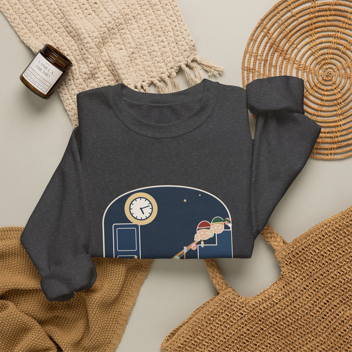 Christmas Morning Crewneck Sweatshirt - Christmas Starts at Six. Not 5:12.