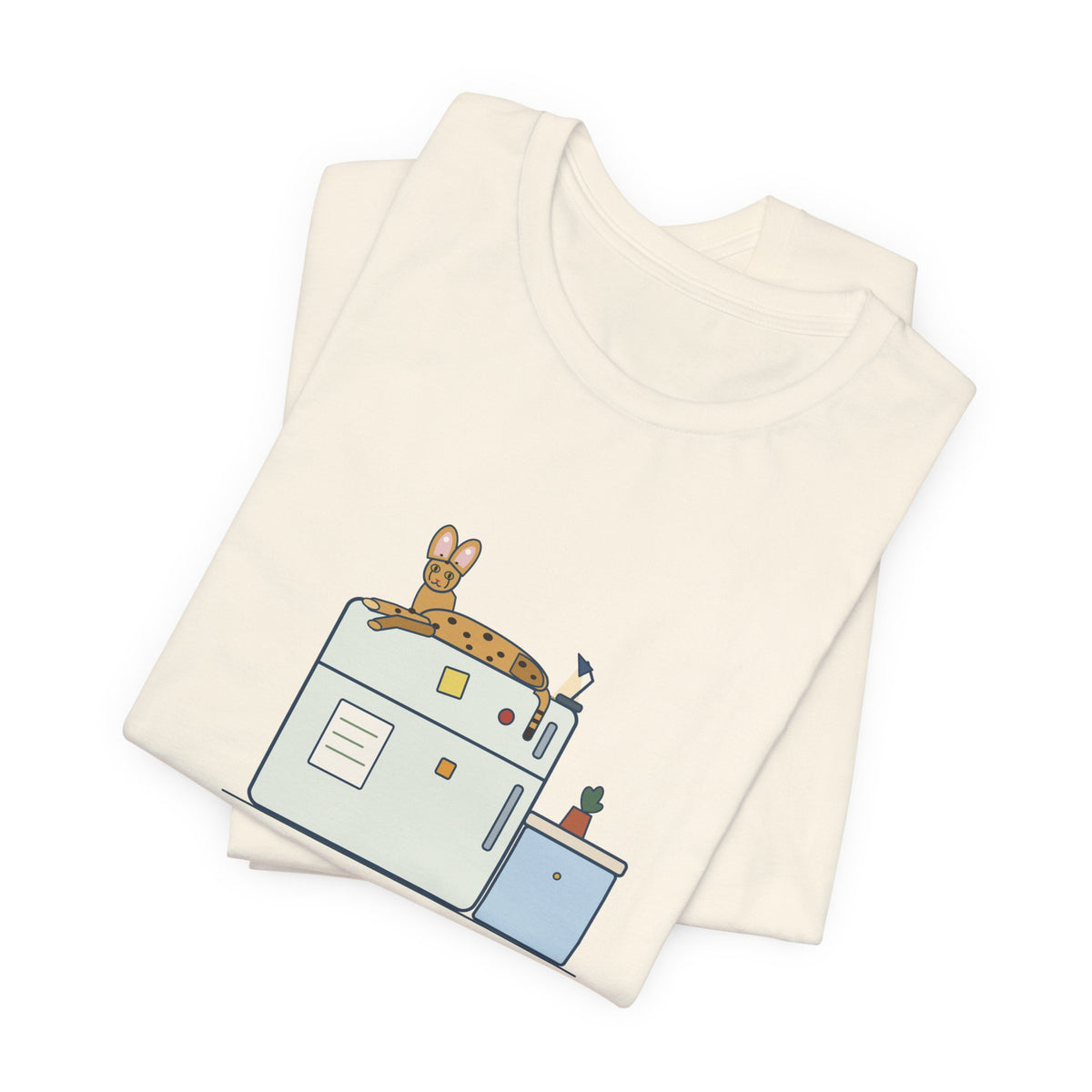 Savannah Cat T-Shirt - Top of the Fridge: Savannah Cat Headquarters, Funny Cat Owner Tee