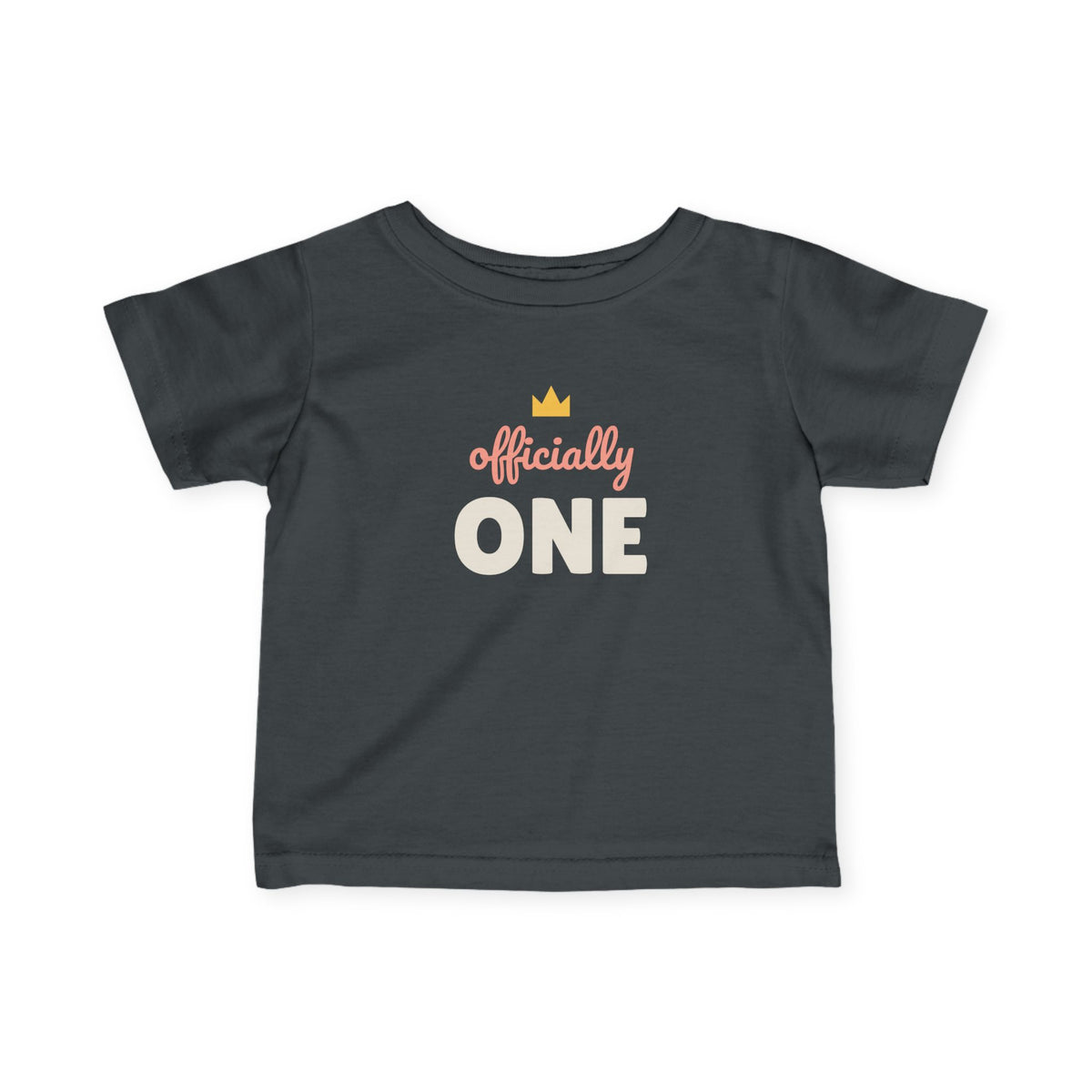 Officially One Baby T-Shirt, 1st Birthday Infant Tee
