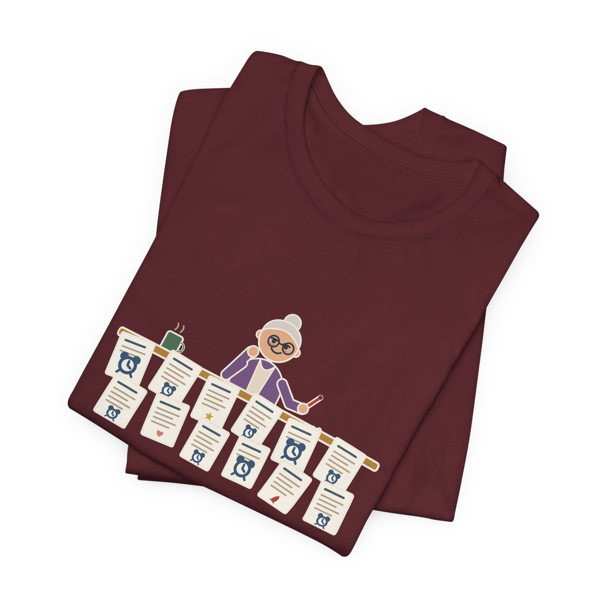 Creative Writing Teacher T-Shirt - Twelve Stories Turned In, Nine End With Waking Up