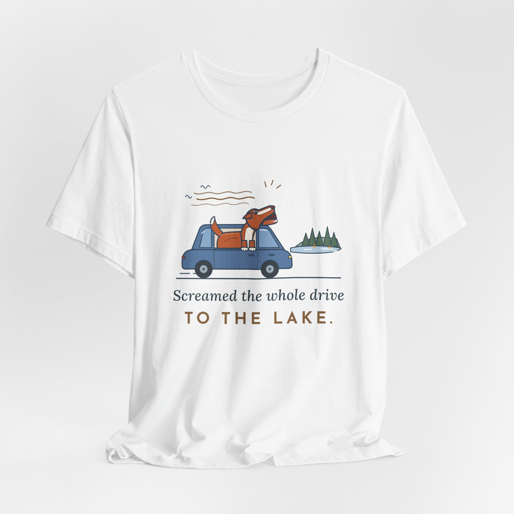 Nova Scotia Duck Tolling Retriever T-Shirt - Screamed the Whole Drive to the Lake