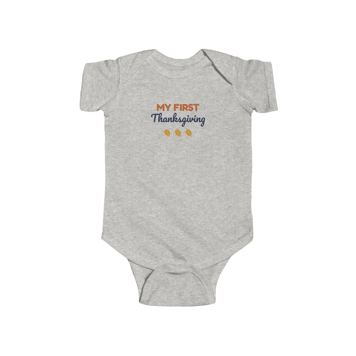 My First Thanksgiving Baby Bodysuit, Fall Newborn Outfit