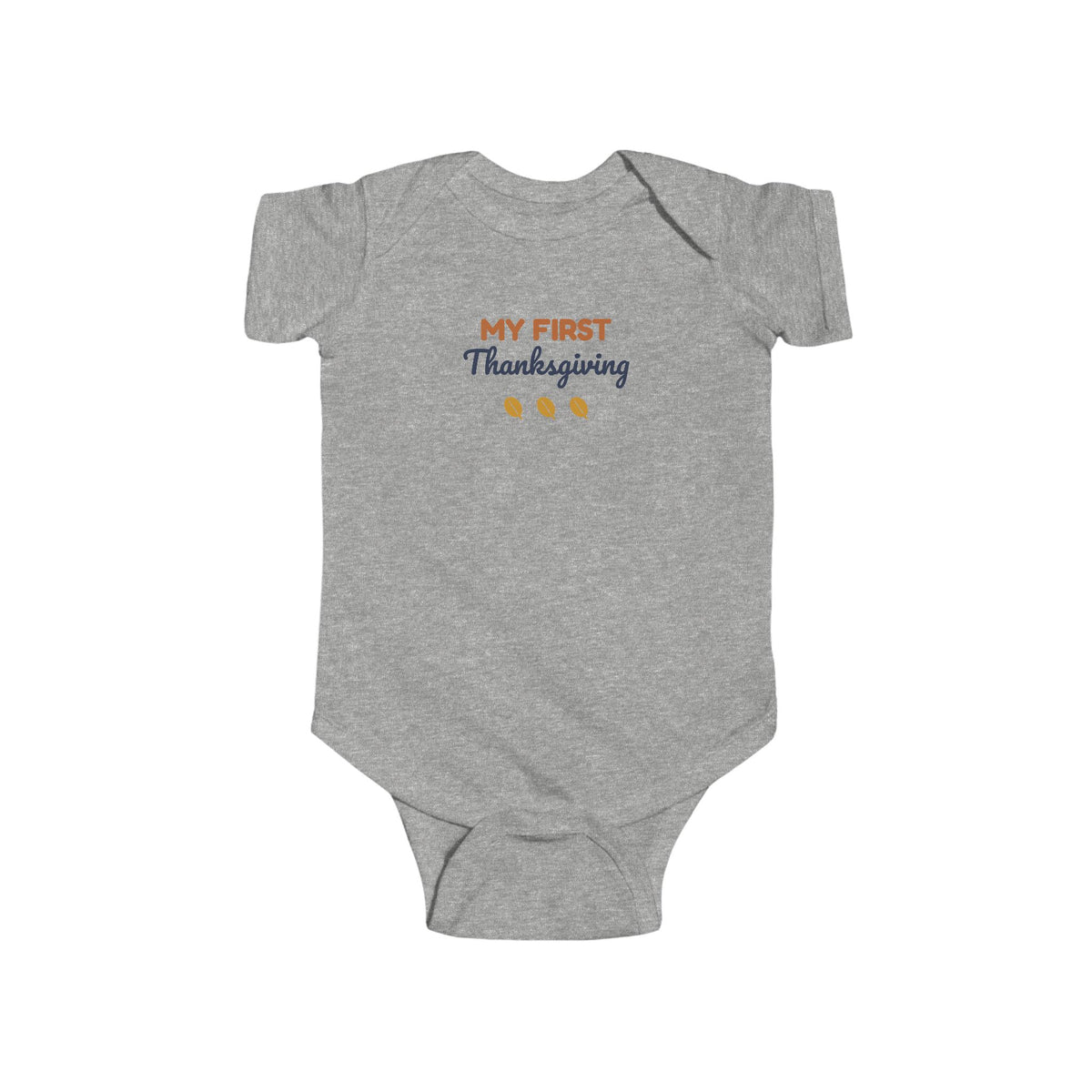 My First Thanksgiving Baby Bodysuit, Fall Newborn Outfit