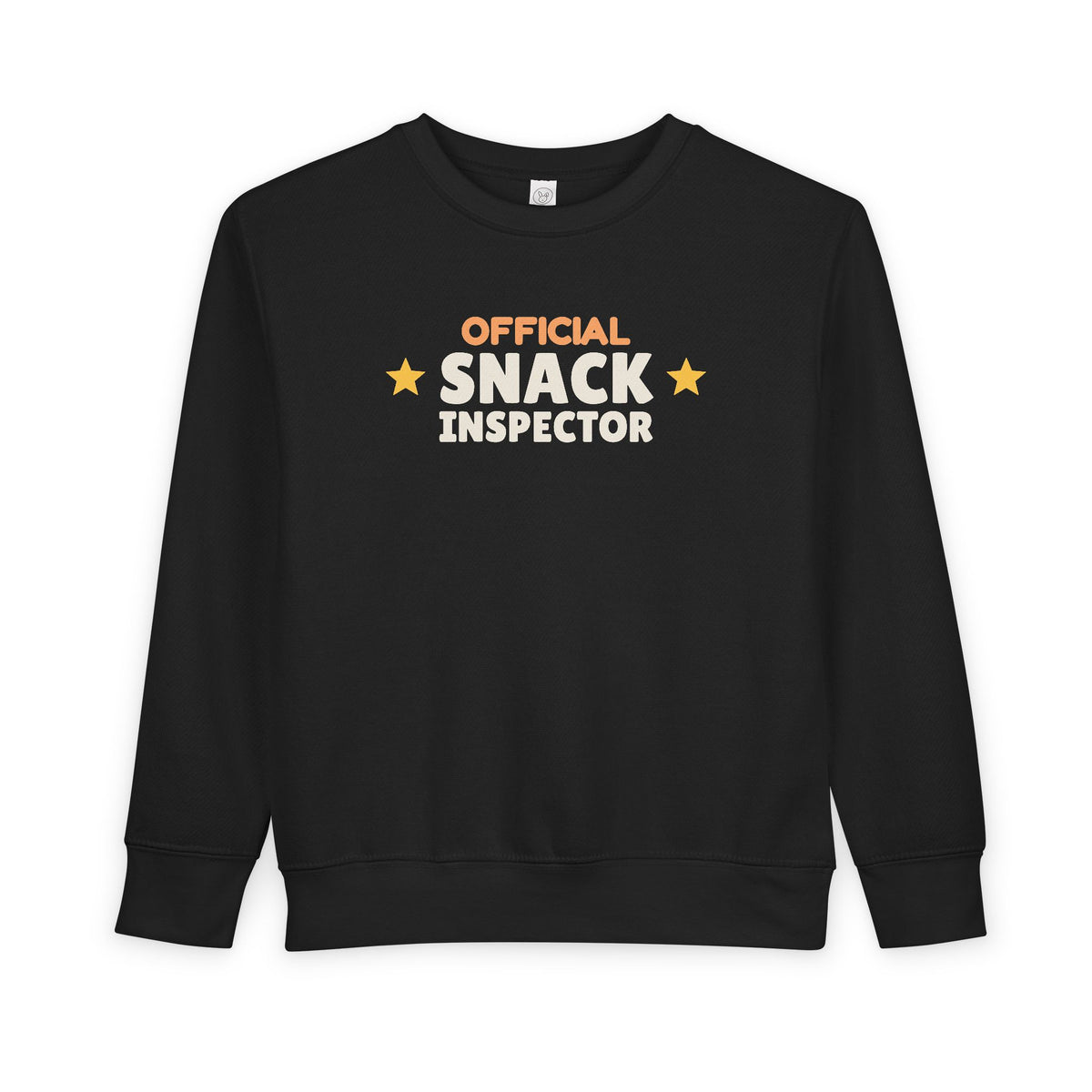 Official Snack Inspector Toddler Sweatshirt, Funny Toddler Crewneck