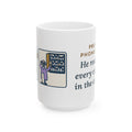 Large 15oz Pre-Admission Testing Nurse Mug - Grandpa Read Every Vitamin Nurse Gift