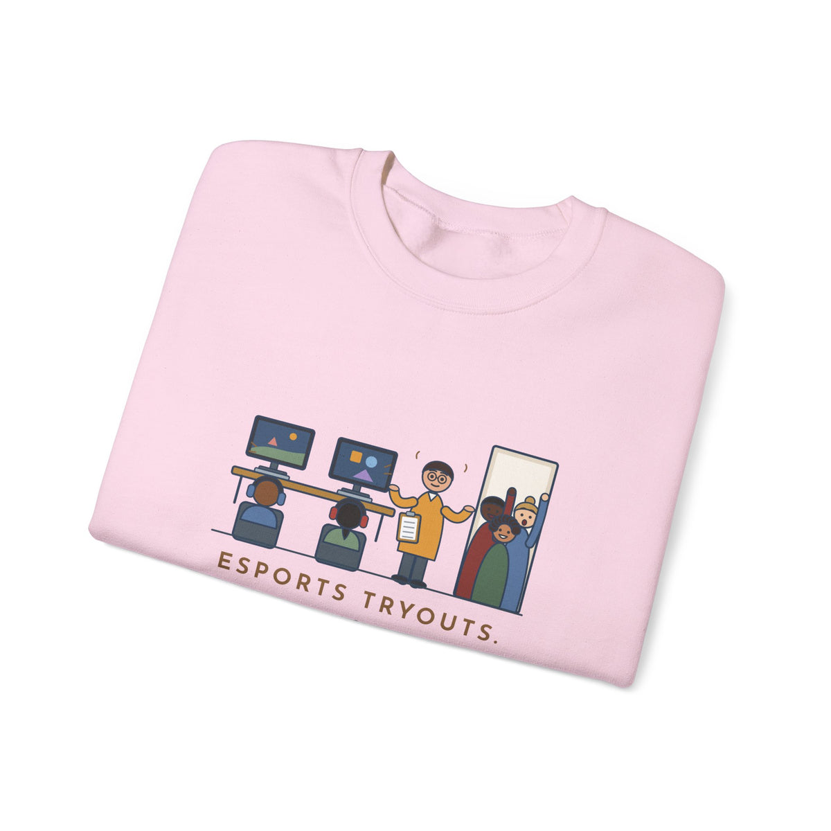 Esports Club Adviser Crewneck Sweatshirt - Tryouts and the Count It as PE Question Gift