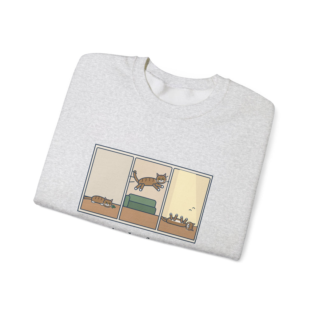 Catnip Sweatshirt, One Pinch, Three Minutes of Chaos, a Four-Hour Nap, Funny Three Panels Crewneck