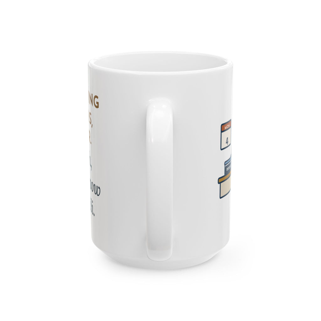 Day Four, Sandwich, Then Soup, Now Turkey Chili 15oz Mug, Large Funny Thanksgiving Leftovers Coffee Mug