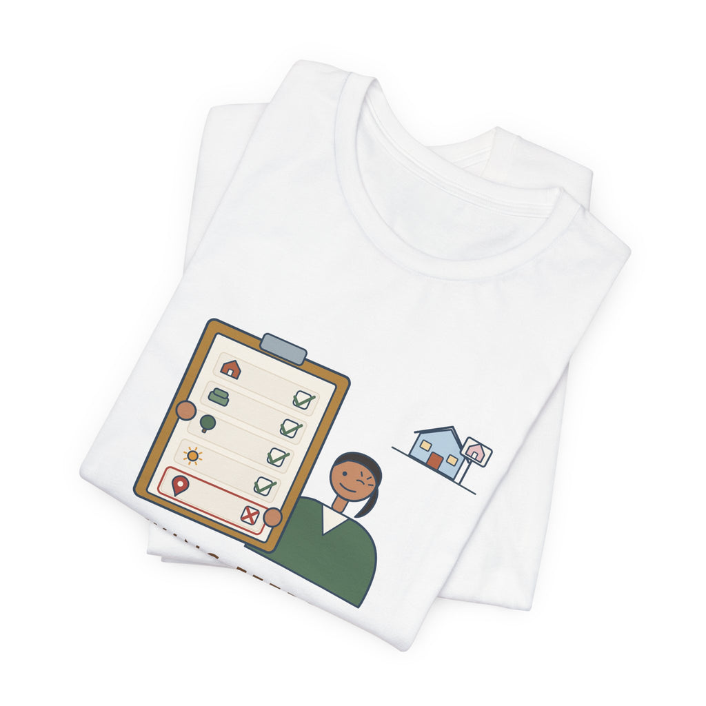 Residential Real Estate Agent T-Shirt - Showing Feedback: Great House, Wrong Neighborhood
