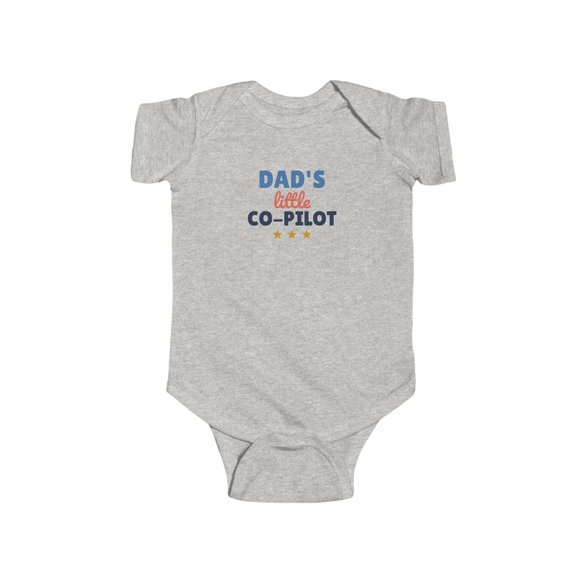 Dad's Little Co-Pilot Baby Bodysuit, Daddy and Baby Outfit
