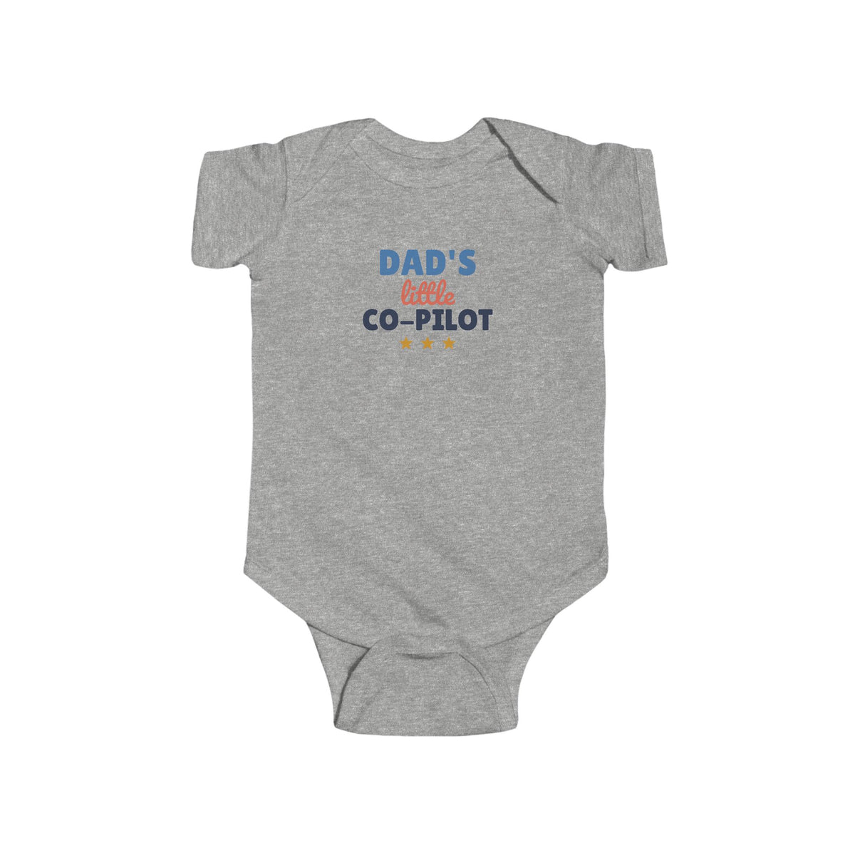 Dad's Little Co-Pilot Baby Bodysuit, Daddy and Baby Outfit