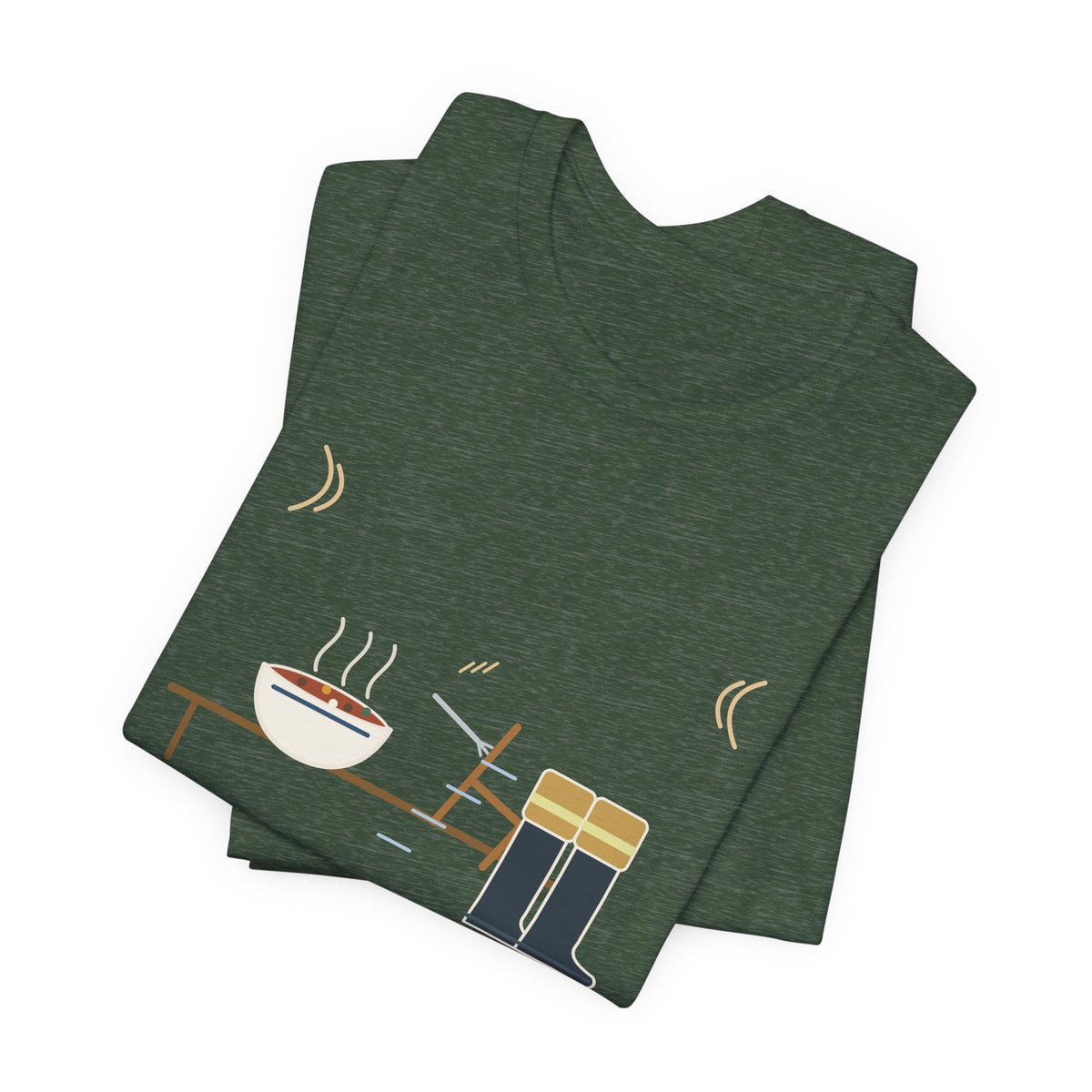 Firefighter T-Shirt - Dinner's Served. Tones Just Dropped. Funny Firehouse Tee