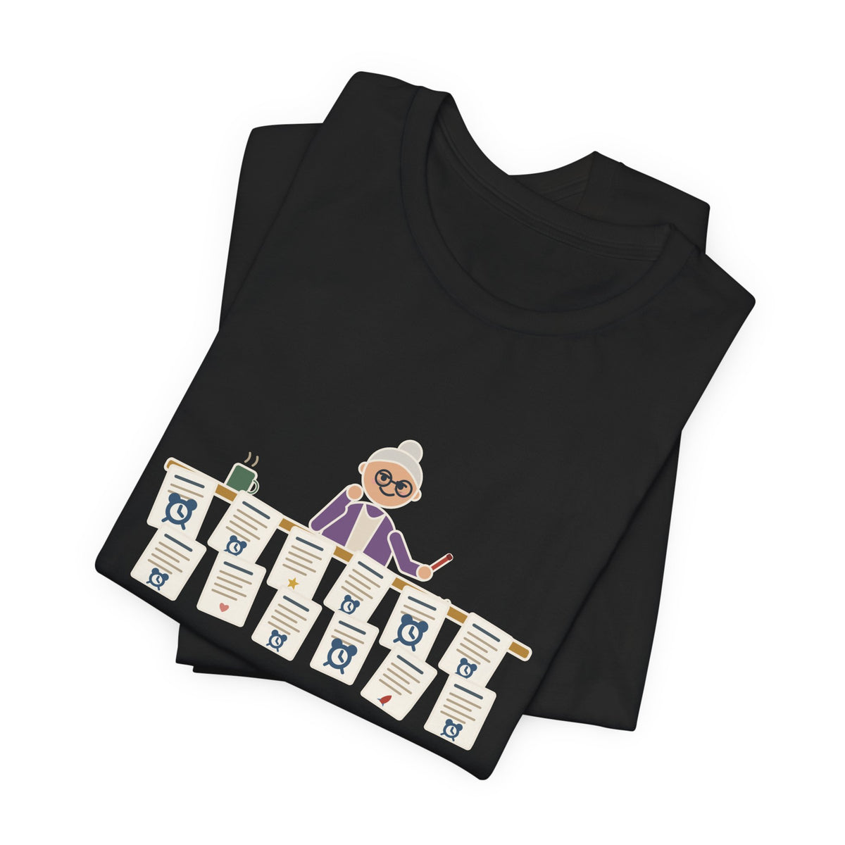 Creative Writing Teacher T-Shirt - Twelve Stories Turned In, Nine End With Waking Up